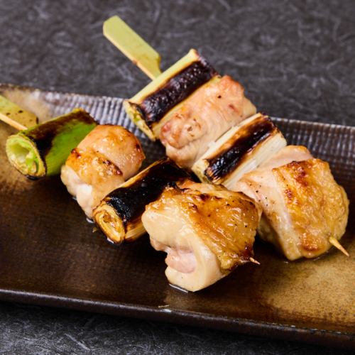 8. Negima Skewers (2 skewers) *Please choose either salt or sauce