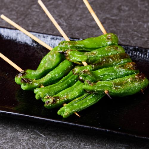 21. Shishito pepper skewers (2 skewers)