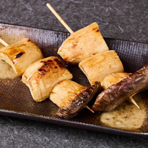 King oyster mushroom skewers