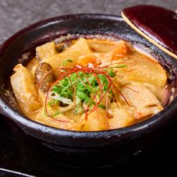 46. Spicy miso stew with Japanese beef tripe