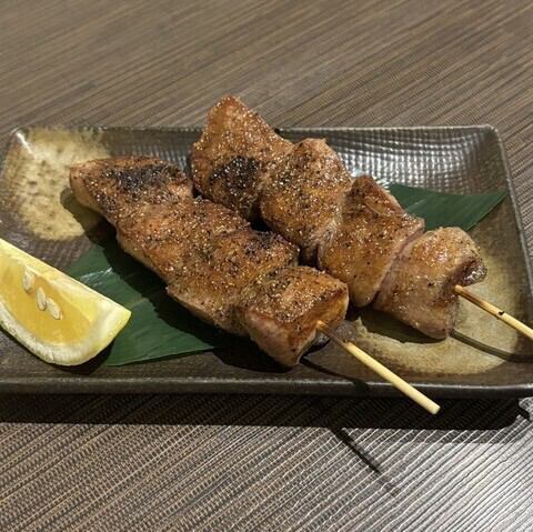Beef tongue skewers