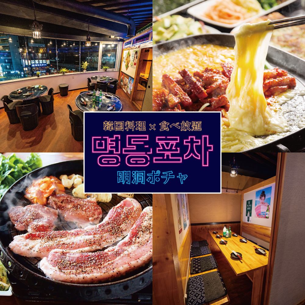 【神田駅徒歩1分】サムギョプサル&チーズタッカルビ食べ放題！コース4980円～