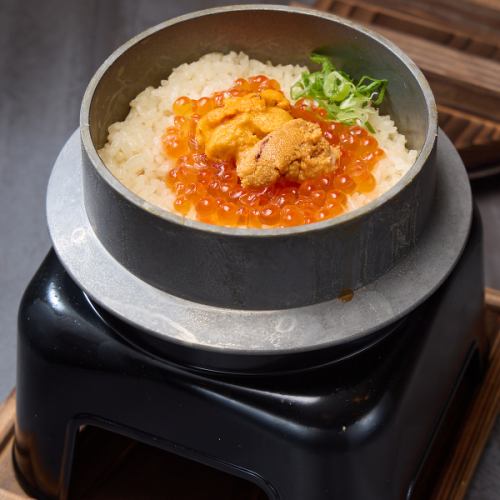 【釜飯】ウニとイクラ