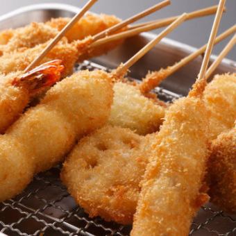 【歓送迎会】カッちゃん屋台コースコース4000円(税込)♪【２時間飲み放題付き】