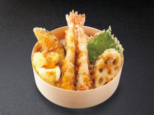 Shrimp tempura bowl