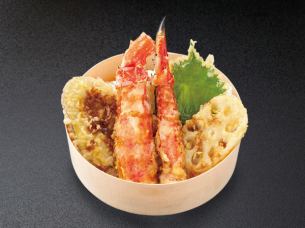 King crab tempura rice bowl