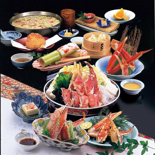 [Total 12 dishes] Real king crab favorite course “Mizunara” 13,200 yen