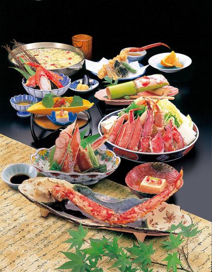 [Total 11 dishes] Taste comparison crab favorite course <<Nure>> 18,150 yen