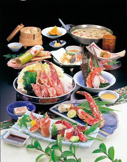 [共12道菜]真正的帝王蟹最愛套餐「蝦夷松」23,100日元
