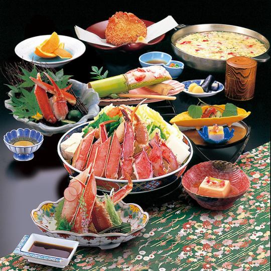 [共10道菜]味道比較螃蟹最喜歡的套餐≪Nemu≫ 9900日元