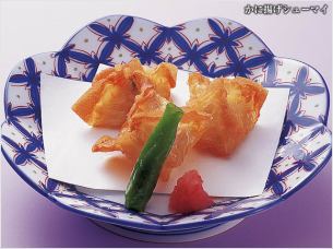 Deep-fried crab shumai
