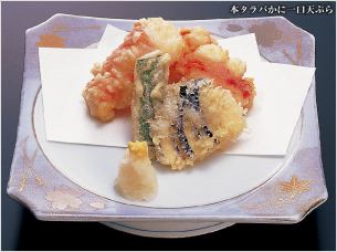 King crab bite tempura
