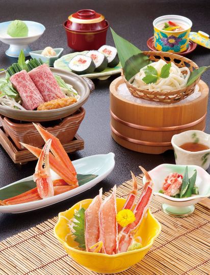 [季節準備]螃蟹懷石料理「青葉」（原價5,280日圓）現價4,752日圓！