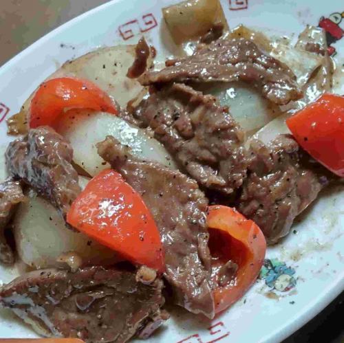 黑椒炒牛肉