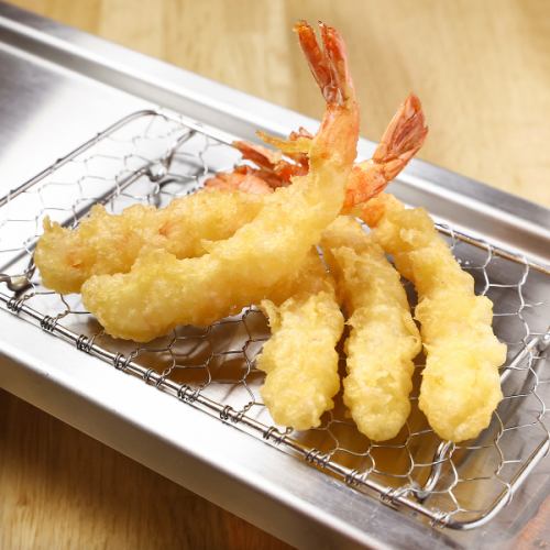 Tempura should be fried within 20 seconds!!