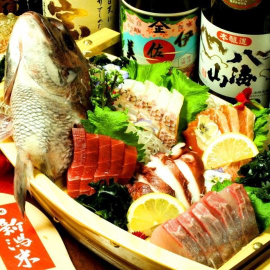 ◆For welcoming/farewell parties and banquets with your boss◆3 hours of all-you-can-drink and 9 dishes [Luxury Seafood Course] 6050 yen → 5500 yen