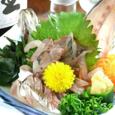 Tataki of horse mackerel from Chiba
