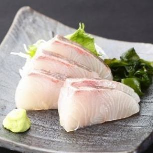 Kochi amberjack sashimi