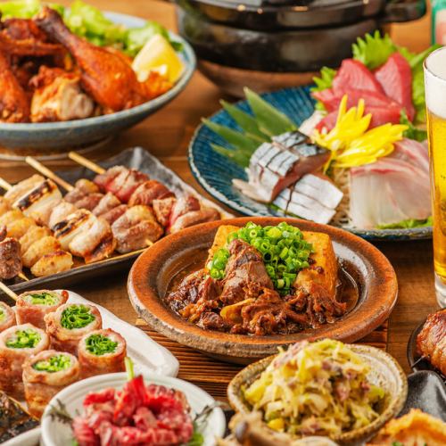 山角の歓送迎会・忘年会コース【2時間30分飲み放題付】税込5480円