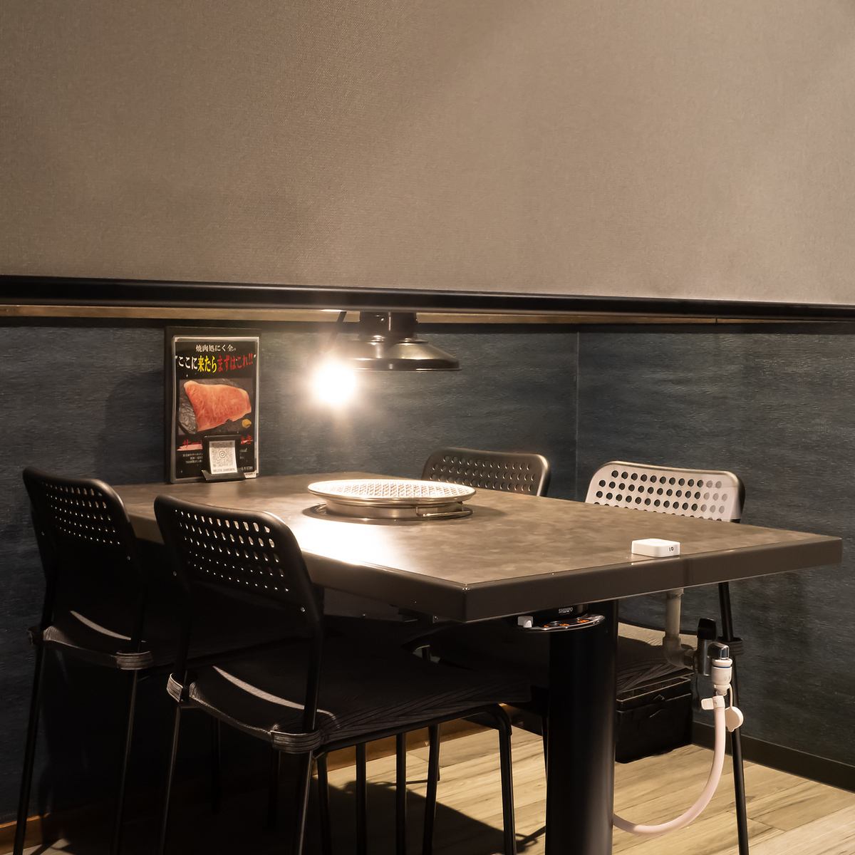 清潔感溢れる個室　記念日や誕生日など特別な日のご利用に