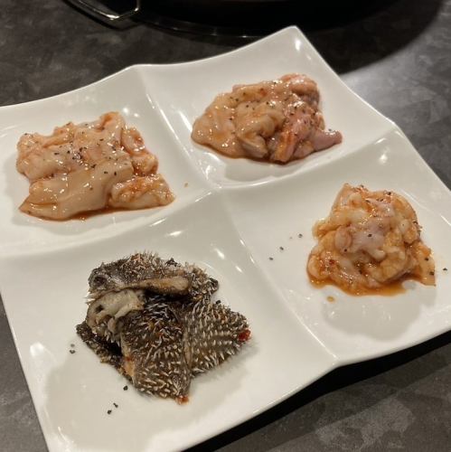 ホルモン4種盛り合わせ