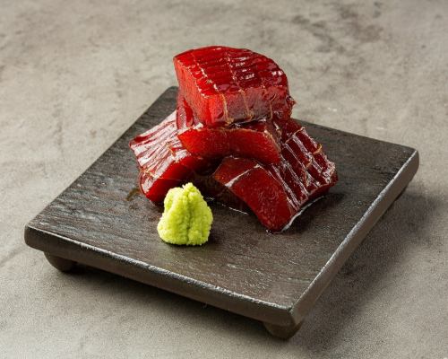 Tuna truffle pickled in soy sauce