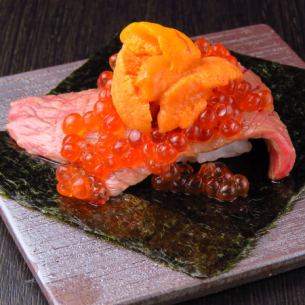 Ikura sea urchin meat roll 2 roll set