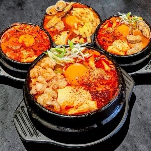 ポチャ名物の純豆腐！