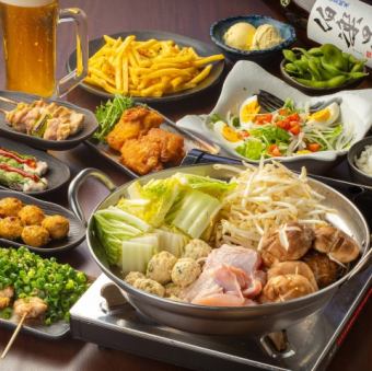 【120分飲み放題付】鶏塩ちゃんこ鍋コース●11品●5,500円(税込)