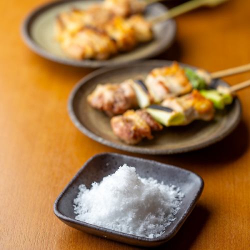 塩にもこだわる！新潟村上から仕入れる塩はまろやか！