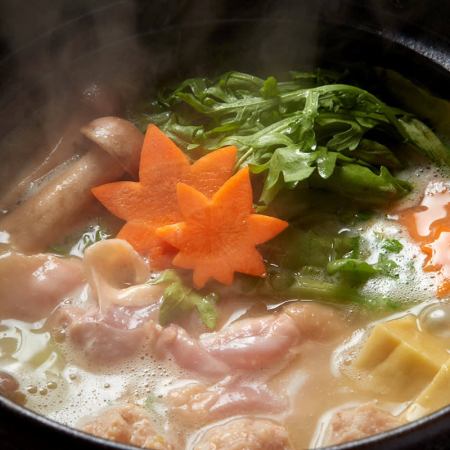 【예약 한정!】◆하카타 미즈나키 냄비 코스◆3500엔