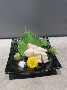 Arita chicken breast sashimi