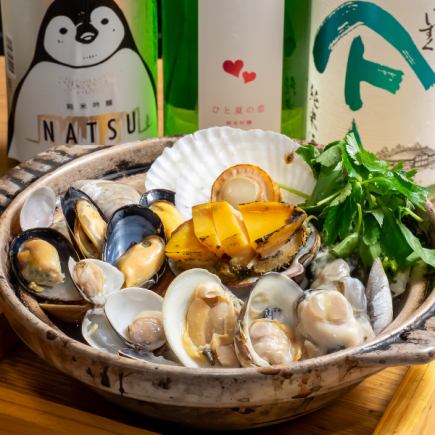 とよ新貝尽くしコース!貝の食感と染み渡る旨味がとよ新限定の宴会に!90分LO飲み放題付き