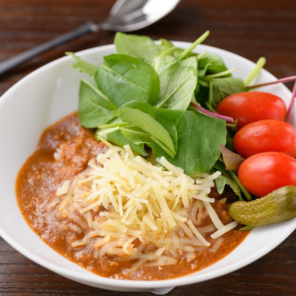 Popular with women ★ Taco rice-style keema curry 800 yen (tax included)