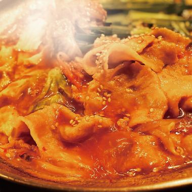 [With unlimited time and all-you-can-drink] Slightly spicy!! Warm up during the cold season with a banquet at "Tendue" authentic pork chige hotpot course♪