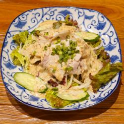 Warm Pork Shabu-Shabu Salad