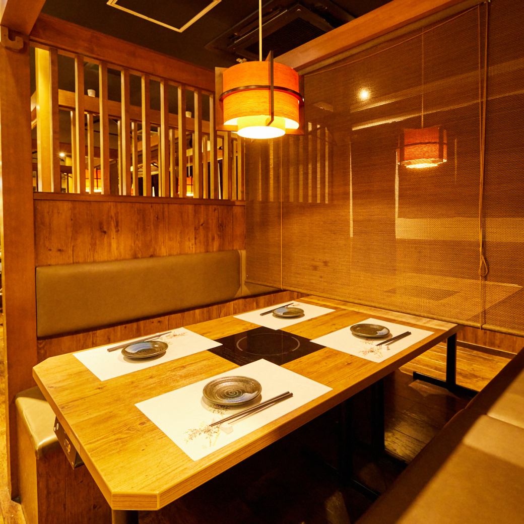 A small number of people are also OK ♪ Complete with a private room space with an outstanding atmosphere.