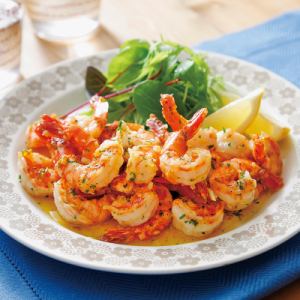 Shrimp garlic saute