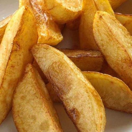 Wedge cut potato