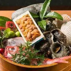 海鮮x山形牛x白金豚x鶏x地野菜を味わう「豪快よくばりコース」