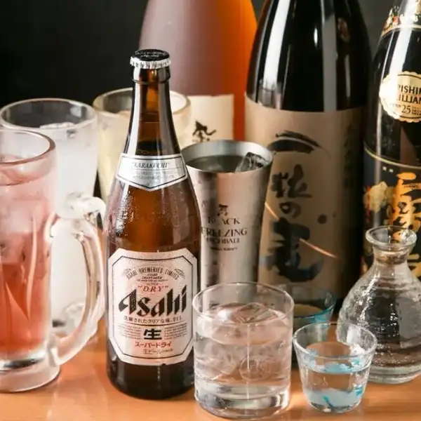 【飲み放題】コース料金＋1500円(税込)でこだわりのお酒を満喫♪
