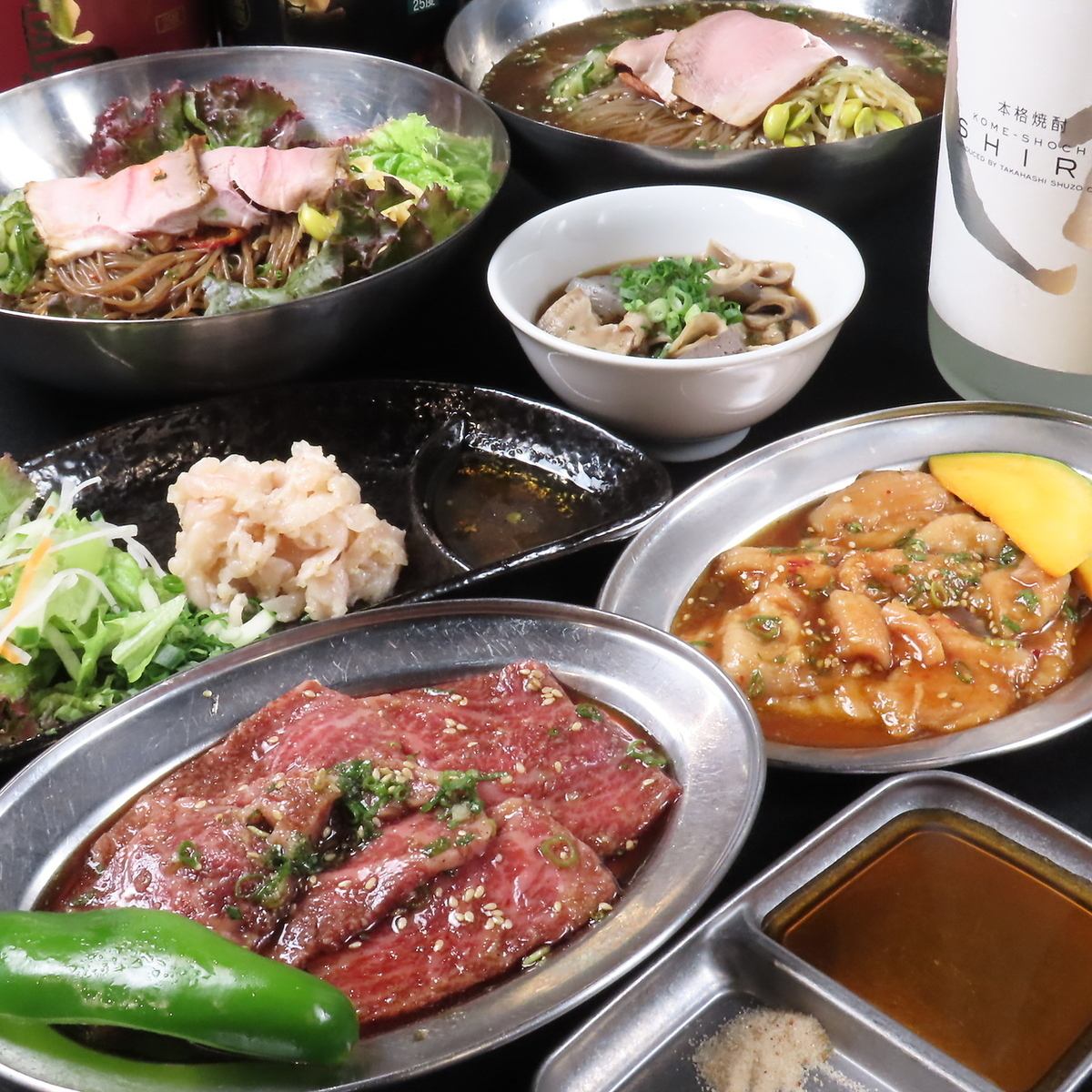 広島市中区にある元祖広島焼肉。自慢の焼肉に加えてラーメンも味わえるお店です！