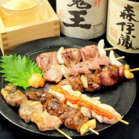 Assortment of 6 recommended skewers from Hakata skewer specialty store ♪