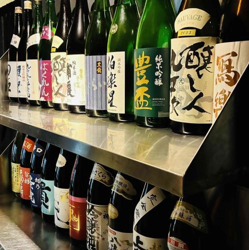 日本酒飲み放題3,300円♪