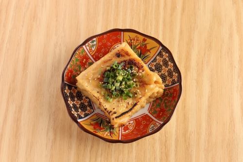 厚揚げの味噌マヨ