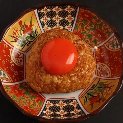 赏月烤饭团