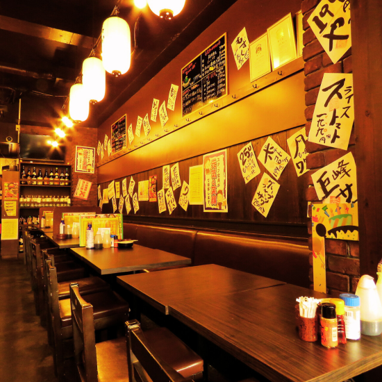 Groups are welcome in our spacious restaurant! Courses with all-you-can-drink start from 3,300 yen♪