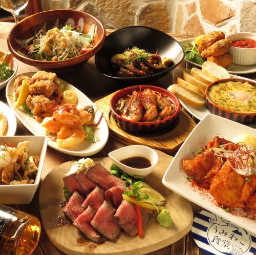 Many delicious dishes ★