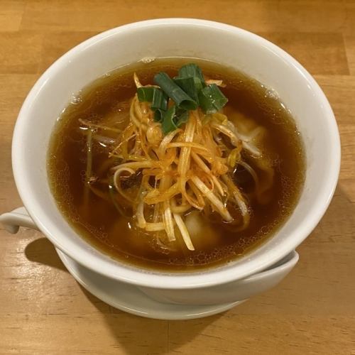 辛ネギスープ餃子