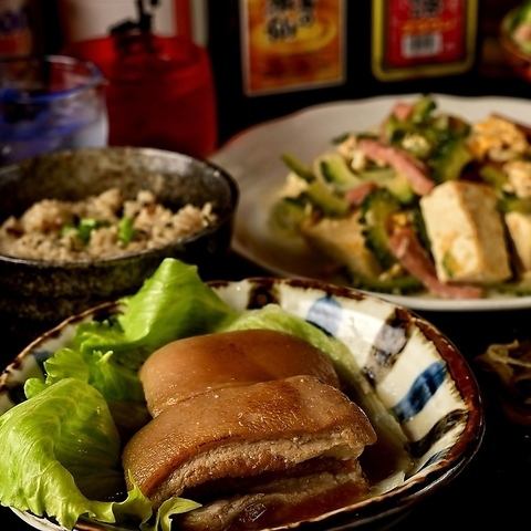 お店手作りの沖縄料理！